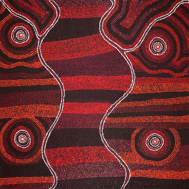 Warlukurlangu Aboriginal Art from Yuendumu Community - Buy Online or in ...